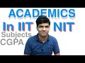 Academics At IIT \u0026 NIT | CGPA Calculation | Subjects In 1st Semester | Credits |