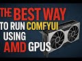 The best way to run comfyui using amd gpus | 6600xt | 8GB vram | zluda | rocm |