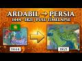 From Ardabil to Persia Empire | EU4 Timelapse 1444-1821