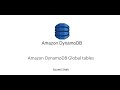 Learn about Amazon DynamoDB Global tables| Theory Part