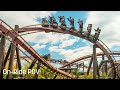Nemesis Inferno at Thorpe Park - POV - Front Row - 4K - 2023