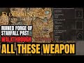 ELDEN RING_Shadow of Eldtree Ruined Forge of Starfall Past Walkthrough (All three weapons)