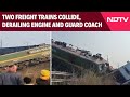 Fatehpur Train Collision | Massive Freight Train Collision In Fatehpur Causes Major Disruptions