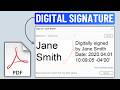 How to Sign PDF with Digital Signature Certificate (in Adobe Acrobat)