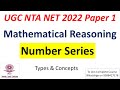 Number Series| Mathematical Reasoning | UGC NET 2022 Paper 1