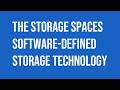 Microsoft Windows Server Storage Spaces software-defined storage technology.