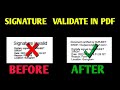 how to validate signature in pdf | signature validation in pdf | signature invalid in aadhar card