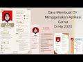 Cara Membuat Cv di Aplikasi Canva Mudah Banget di  Android \u0026 IOS | ByEvijayanti