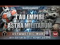 Astra Militarum vs T'au Empire Warhammer 40K Battle Report 10th Edition 2000pts