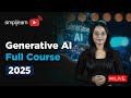 Generative AI Full Course 2026 | Gen AI Tutorial for Beginners | Gen AI Explained | Simplilearn