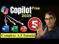 🔥FREE Microsoft Copilot in Excel, word, PPT – Full Tutorial for Beginners
