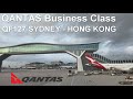 [4K] QF127 Flight Tour | SYDNEY to HONG KONG, A330 Business Class