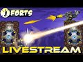 Gigacannons Galore! - Forts RTS - Livestream