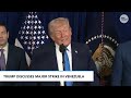 Full Trump press conference on Maduro capture mission, attack on Caracas and vision for Venezuela