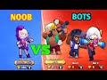 1 noob vs 3 bots | 1 vs 3 in brawl stars | noob vs bots with EMZ.