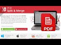 How to merge \u0026 split pdf files quickly  || Best Free pdf Desktop tool || icecream apps