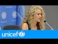 Shakira speaks up for children at the UN | UNICEF