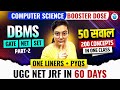 UGC NET Computer Science PYQs | DBMS NET JRF GATE PYQs | Aditi Mam