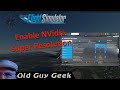 Microsoft Flight Simulator 2020 NVidia Super Resolution Settings