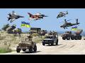 Israeli F-35 Stealth Jets \u0026 Helicopters Attack on Irani Army Weapon Supply Convoy - GTA 5 Simulation