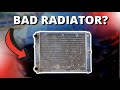 SYMPTOMS OF A BAD RADIATOR