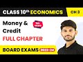 Money and Credit Class 10 (Full Chapter) | CBSE Economics | Revision Series Chapter 3 | 2023-24