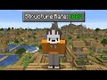 Beating Minecraft With 100x Structure Spawnrate