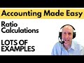 FA 52 - Financial Ratio Calculations and Analysis