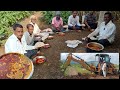 तात्यांच्या माळातल्या रानात पाईपलाइन करुन झाल्यावर आप्पानी सगळ्यांना शेडात झणझणीत चिकन रस्सा बनवला