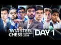 Tata Steel Chess Masters 2026 | Day 1 | Ft. Gukesh, Arjun, Pragg, Aravindh, Anish