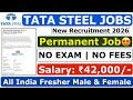 Tata Steel Recruitment 2026 | Tata Steel Hiring 2026 | Tata Steel Job Vacancy 2026 | Freshers Job