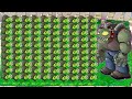 99 Gatling Pea vs 999 Gargantuar vs Dr. Zomboss   Plants vs Zombies Battlez