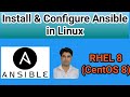 Install \u0026 Configure Ansible in RHEL 8 (CentOS 8) | Ansible Configuration in Linux | Nehra Classes