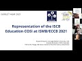 Representation of the ISCB Education COSI at ISMB/ECCB 2021 / Patricia Palagi