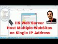 Running Multiple Websites on Single IP Address||IIS web Server||Win Server -2012 r2 part 3