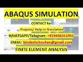 How to assign mesh in ABAQUS || Mesh size in abaqus || Meshing In abaqus