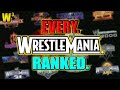 The First 40 WrestleManias, RANKED