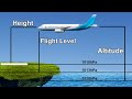 The difference between Height, Altitude, and Flight Level