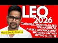 LEO 2026: The Year of Big Breakthroughs! Marriage Dates, Career Rise \u0026 House Buying Timelines