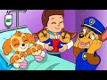 Paw Patrol Ultimate Rescue | OMG! Skye Is Giving Birth with Triplets | Rainbow 3