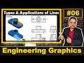 Types of Lines in Engineering Drawing by Engineering Funda