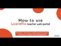 Learnflix Teacher connect Feature