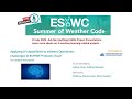 Applying AI capabilities to address Operations challenges in ECMWF Products Team - ESoWC 2020