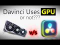 Does FREE version of Da Vinci Resolve uses GPU?  Performance Test