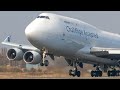 12 BOEING 747 LANDINGS and DEPARTURES - Exotic B747 Airlines (4K)