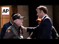 Macron, Biden award Legion of Honor to US veterans at D-Day event in Normandy