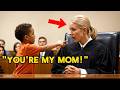 Black Boy Looks at Judge and Says ‘You’re My Mom’—The Entire Courtroom Gasps