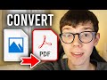 How To Convert PDF To JPG (Free) | PDF To JPG Converter