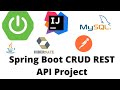 Spring Boot CRUD Operations with MySQL using IntelliJ IDEA | CRUD Operation using REST API in Java