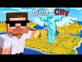 We Found Mysterious Villager God City in Minecraft..